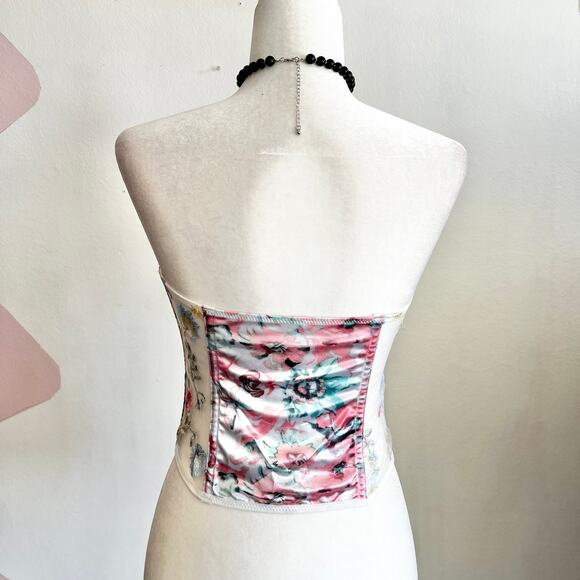 Coquette Pink Corset Top, Y2K, Romantic, Fairycore, Medium, Coquette‎ - Picture 3 of 4